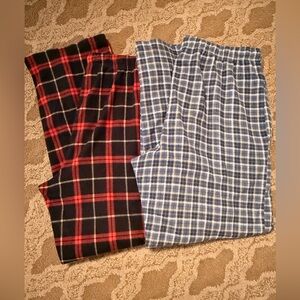Men’s Stafford Fleece Sleep Pants - Set of 2-Size Large
